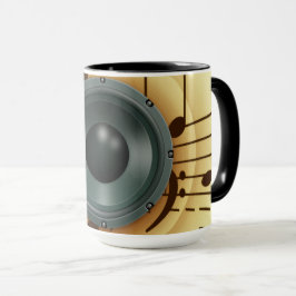 Vintage Professionell DJs-högtalare Mugg