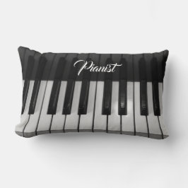 Vintage Professionell Pianist Lumbarkudde