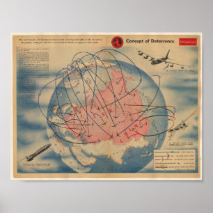 Vintage Propaganda mot Sovjetunionen Poster