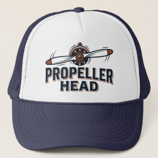 Vintage propellerhuvud luftfart keps
