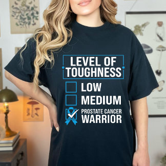 Vintage Prostate Cancer Awareness Warrior Strength T Shirt
