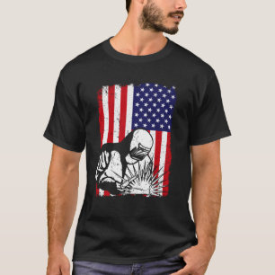 Vintage Proud Welding Far's Day USA Amer T Shirt