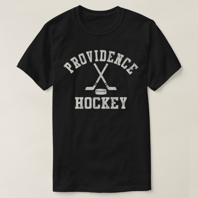 Vintage Providence Hockey T Shirt (Design framsida)