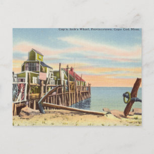 Vintage, Provincetown, Cape Cod, Massachusetts Vykort