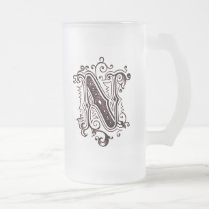 Vintage Prydnadsämnet 'N' - Mugg