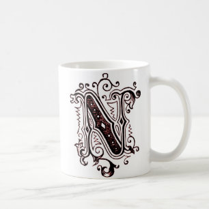 Vintage Prydnadsämnet 'N' - Mugg