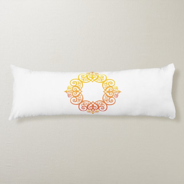 Vintage prydnadsram Elegant dekorativ kant Kroppskudde (Framsidan)