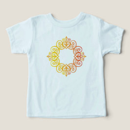 Vintage prydnadsram Elegant dekorativ kant T Shirt