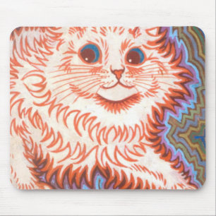 Vintage Psychedelic Cat by Louis Wain Musmatta