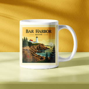 Vintage Pub Harbour Maine Kaffemugg