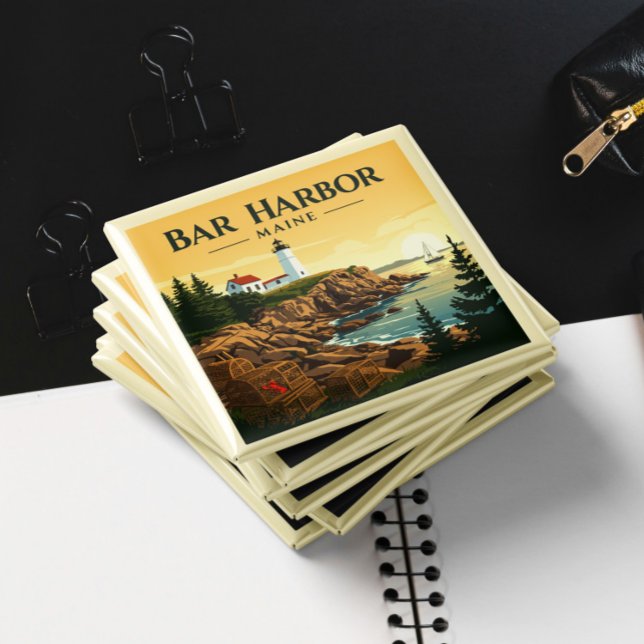 Vintage Pub Harbour Maine Magnet (Skapare uppladdad)