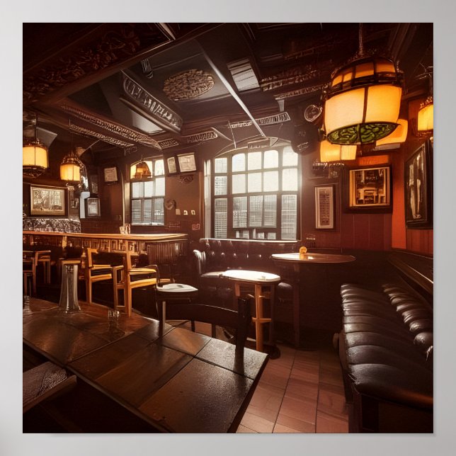 Vintage Pub Poster (Framsidan)