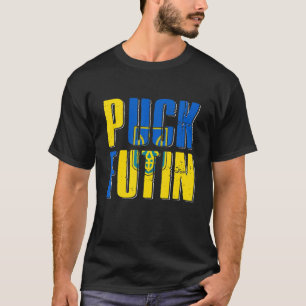 Vintage Puck Futin-medlemmen jag står med Ukraina T Shirt