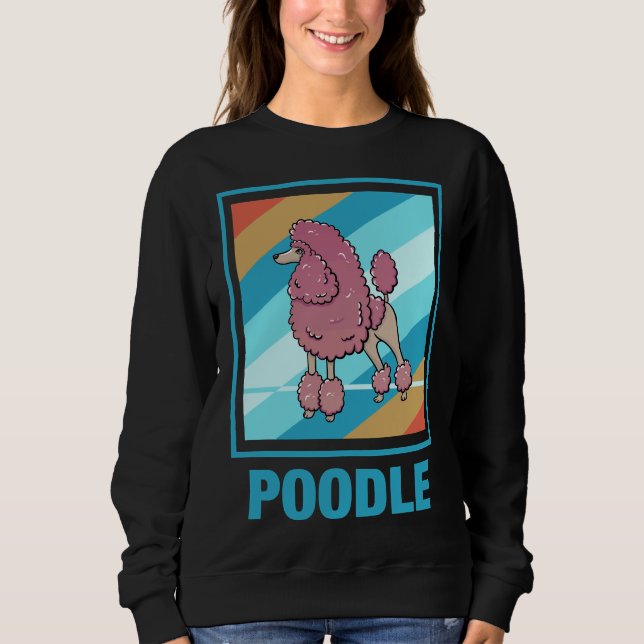 Vintage Pudel T Shirt (Framsida)
