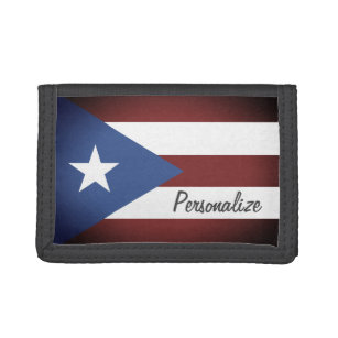 Vintage Puerto Rico flagga anpassningsbar velcro