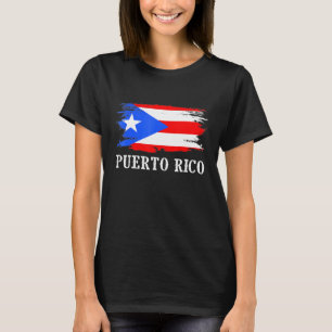 Vintage Puerto Rico Flagga I Kärlek Puerto Rico T Shirt