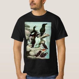 Vintage Puffins och Aquatic Birds av Louis Fuertes Tee Shirt