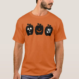 Vintage Pumpa Design Retro Halloween T Shirt