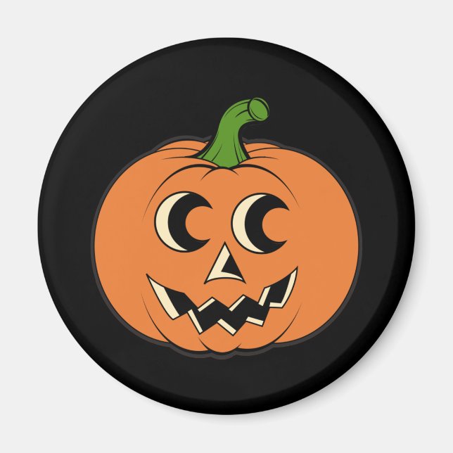 Vintage Pumpkin Magnet (Framsidan)