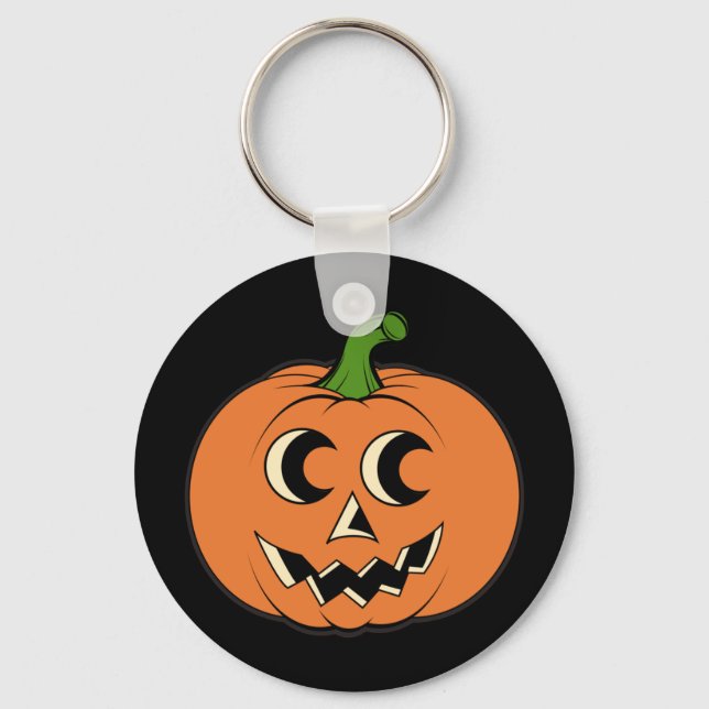 Vintage Pumpkin Nyckelring (Framsida)