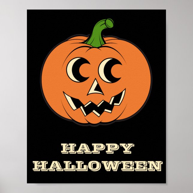 Vintage Pumpkin Poster (Framsidan)