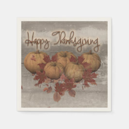 Vintage Pumpkins Pappersservett