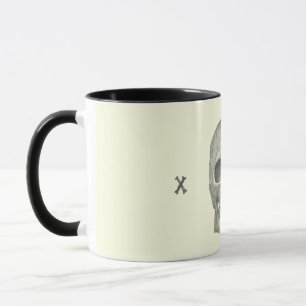 Vintage - punktdiagram mugg