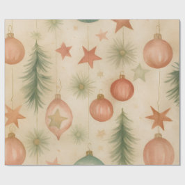 Vintage Pyntpapper Presentpapper