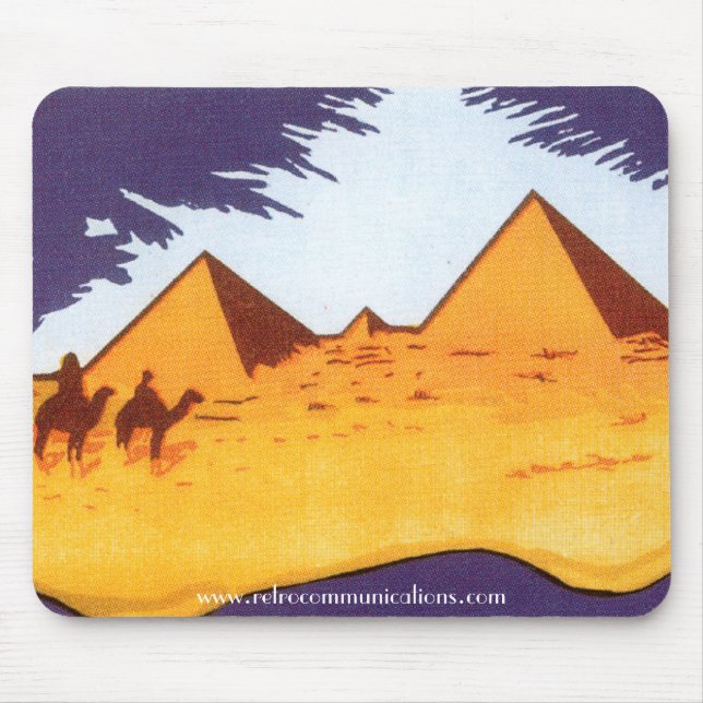 Vintage Pyramid Mousepad Musmatta (Framsidan)