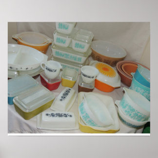 Vintage Pyrex Dräkningar! Poster