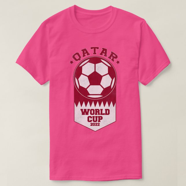 Vintage Qatar Vm 2022 T Shirt (Design framsida)