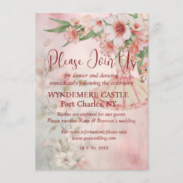  vintage QR-kod Bröllop Tilläggskort