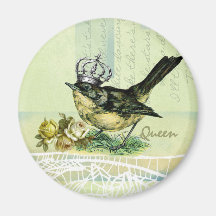 Vintage Queen Bird Valentines Day Gift