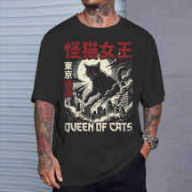 Vintage Queen of Cats Svart Monsterkatt Japan