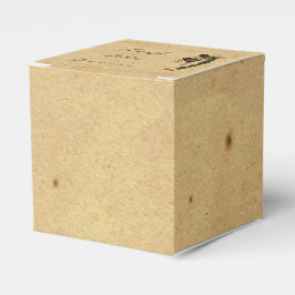 Vintage Quetzal Bird Wedor Favor Box Presentaskar