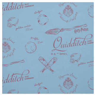 Vintage QUIDDITCH™ Skissmönster Tyg