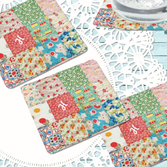 Vintage Quilt Mönster Papper Underlägg (Skapare uppladdad)