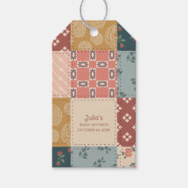 Vintage Quilt Presentkort Presentetikett