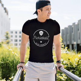 Vintage Quotes Klubb Team Pickleball är min terapi T Shirt