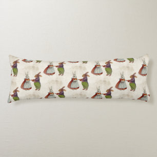 Vintage Rabbit Couple i Viktorian Clothing Kroppskudde