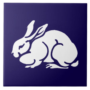 Vintage Rabbit Kakelplatta