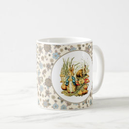 Vintage Rabbits Påsk Gift Kaffemugg