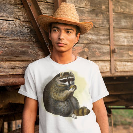 Vintage Raccoon Fars dag-gåvor till Boykompis T Shirt
