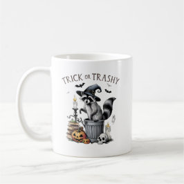 Vintage Raccoon Halloween Kaffemugg
