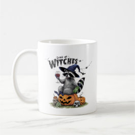 Vintage Raccoon Halloween Kaffemugg