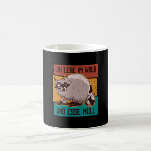 Vintage Raccoon Kaffemugg