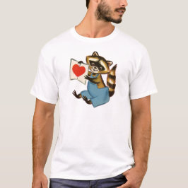 Vintage Raccoon Kärlek Tee