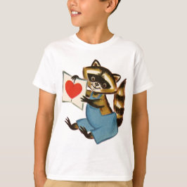 Vintage Raccoon Kärlek Tröja