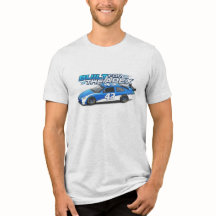 Vintage Race Car Tribend T-shirt | Byggd för Apex