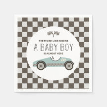 Vintage racerbil-babyshower